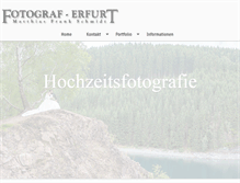 Tablet Screenshot of fotograf-erfurt.de